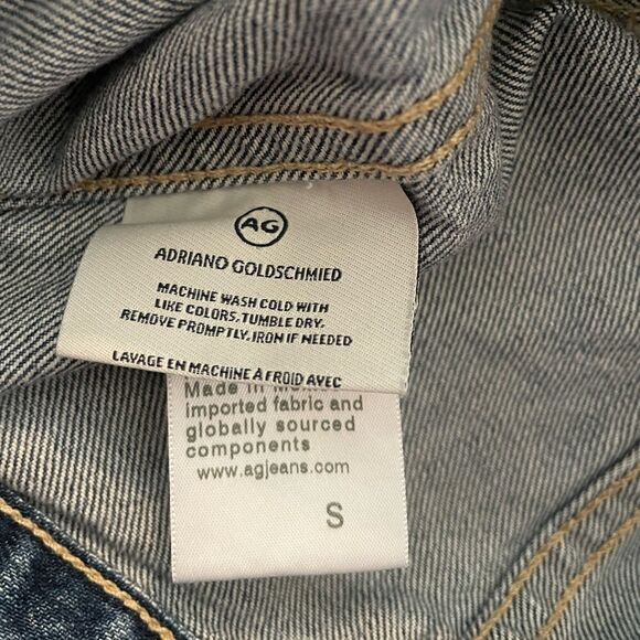 AG Adriano Goldschmied Robyn Jacket Jean / Denim Jacket Size Small - Picture 11 of 11